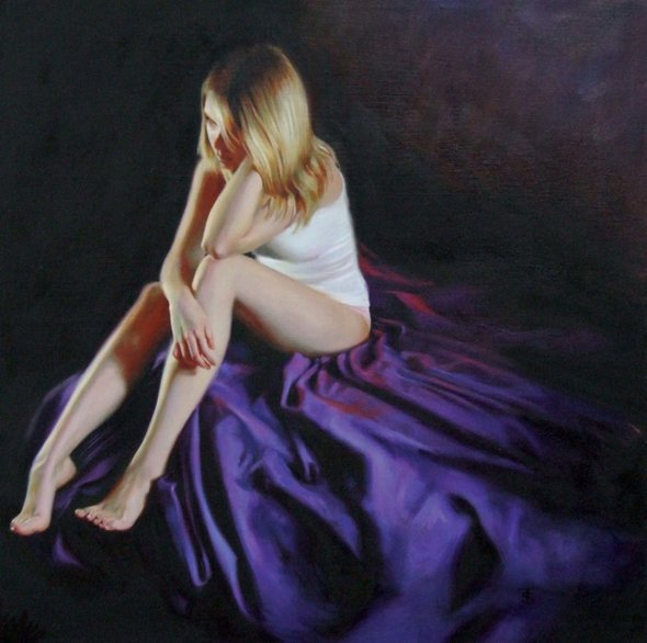 As belas pinturas de mulheres com um toque renascentista de Tina Spratt Tina Spratt pinturas a óleo mulheres renascentistas