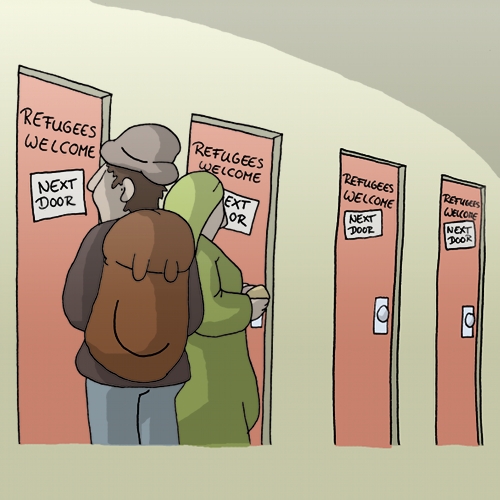 welcome next door rainer unsinn comics und karikaturen rainer unsinn refugees welcome next door welcome next door rainer unsinn comics und karikaturen rainer unsinn refugees welcome next door