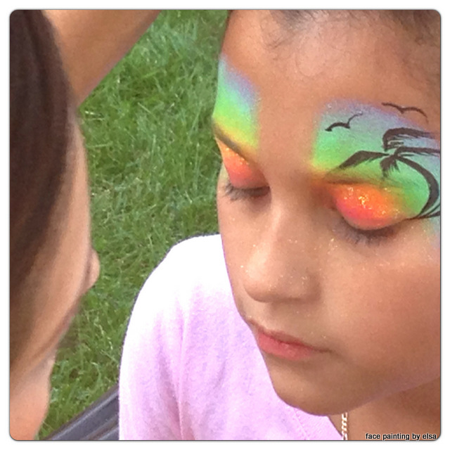 face painting by elsa