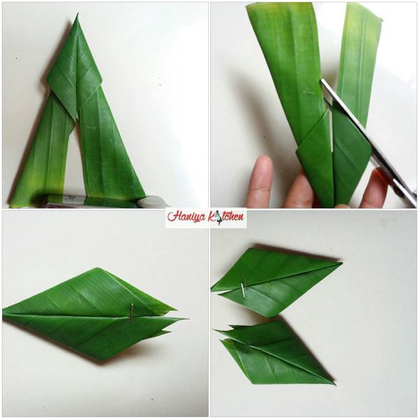 Cara Melipat Daun Pisang Untuk Hiasan Tampah Haniya Kitchen