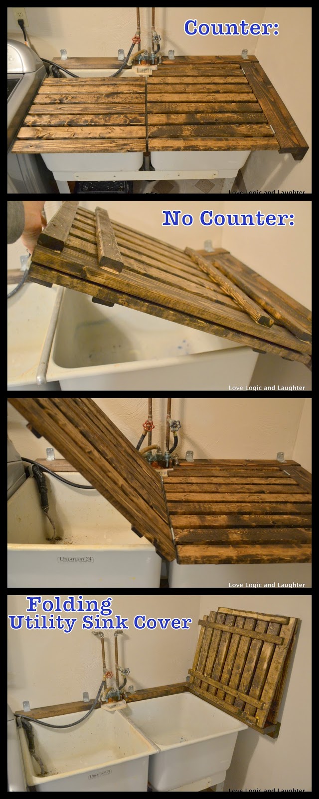 Make It Mommy: Utility Sink Cover Tutorial