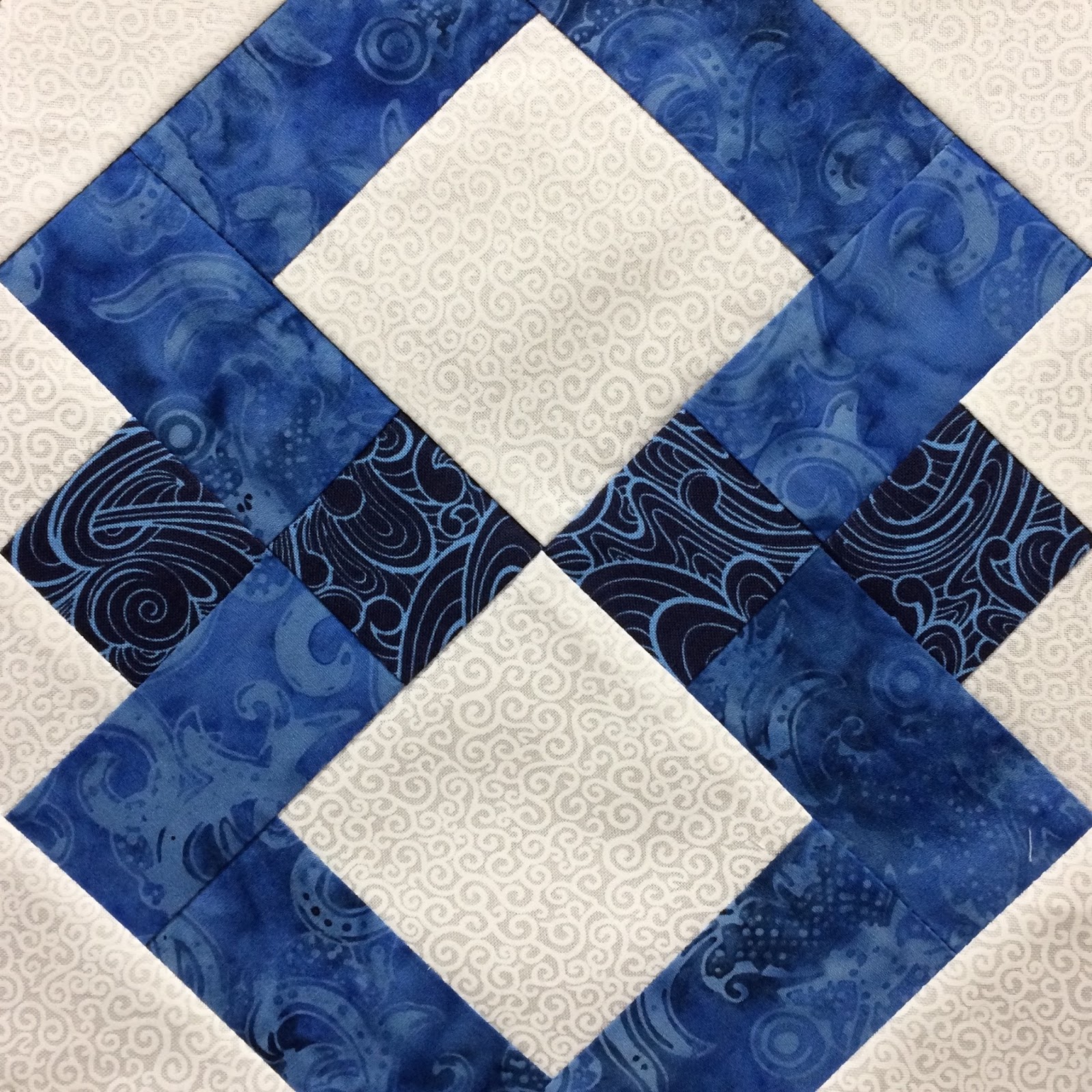 Hand Made Karma: Blue & White Sampler - Eight Inch Blocks Complete