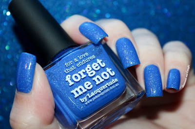 Swatch of the nail polish "Forget Me Not" from Picture Polish