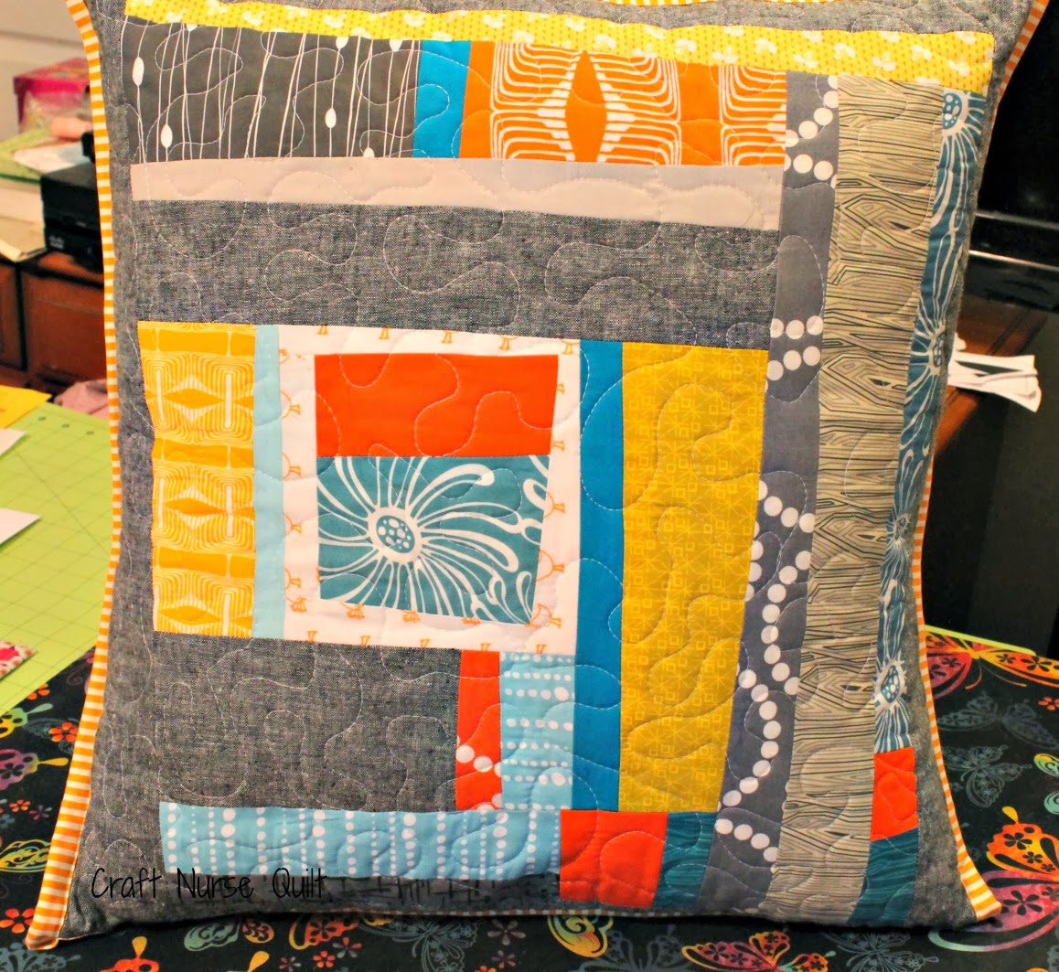 Craft Nurse Quilt Modern Yardage and Pretty Pillows