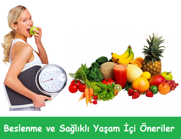 Beslenme ve Sağlıklı Yaşam İçi Öneriler Beslenme ve Sağlıklı Yaşam İçi Öneriler