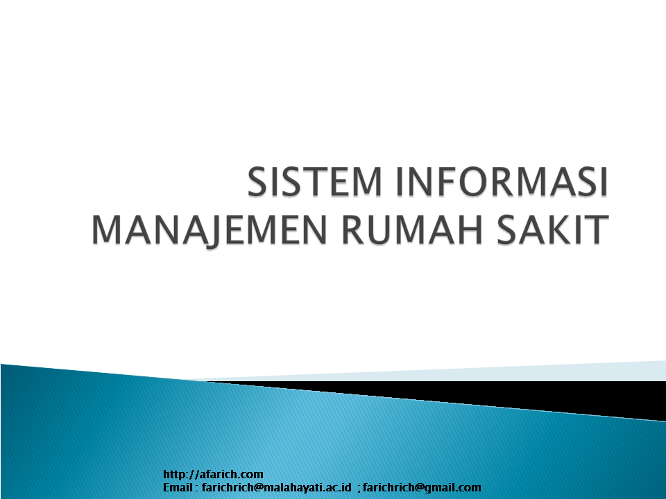 Pertanyaan Tentang Sistem Informasi Rumah Sakit Info