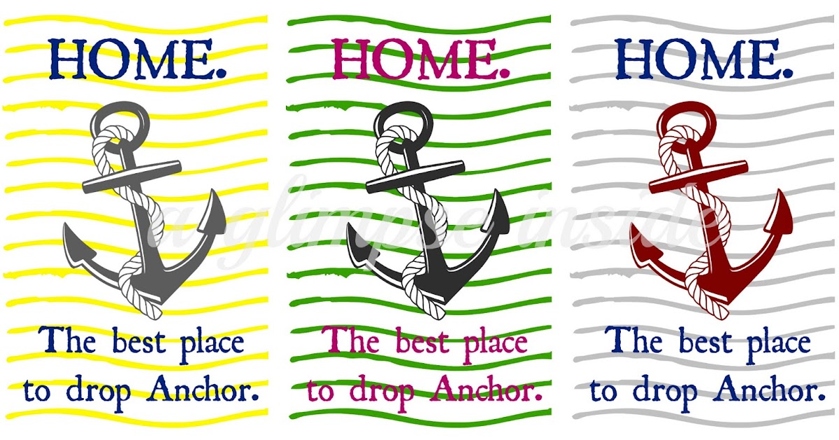 "The Best Place to Drop Anchor" Printable A Glimpse Inside