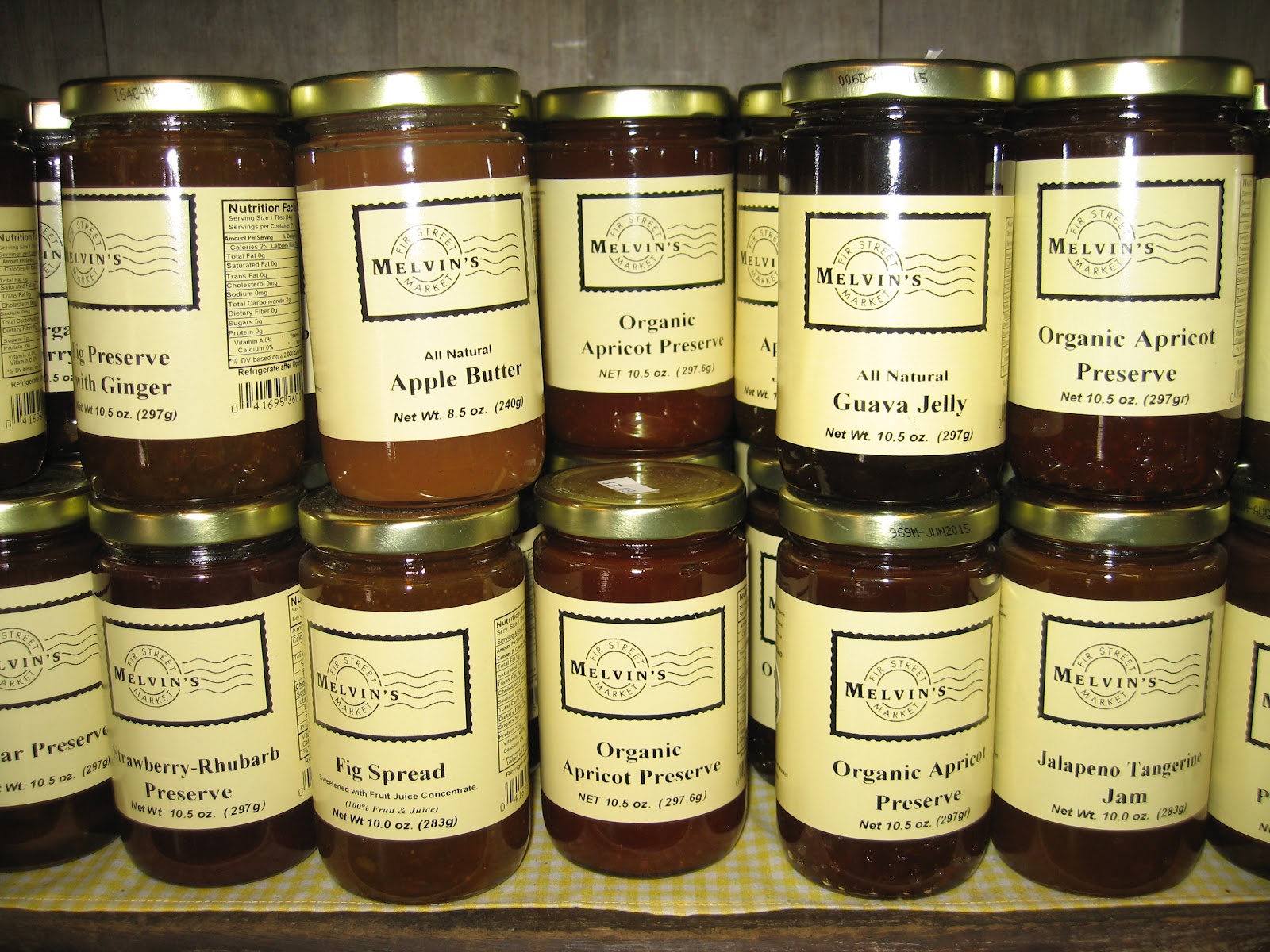 Melvin's Market Canned Fruit and Preserves