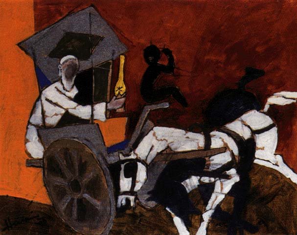 M. F. Husain's Biography and Paintings