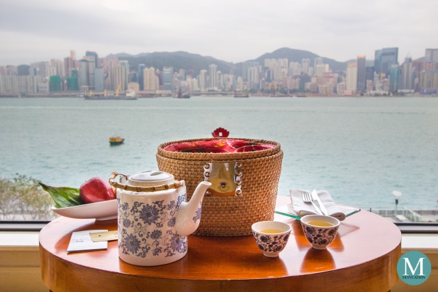 Room with view of Victoria Harbour at Kowloon Shangri-La Hong Kong