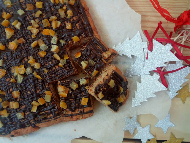 Galleta De Mantequilla Con Chocolate Y Naranja
