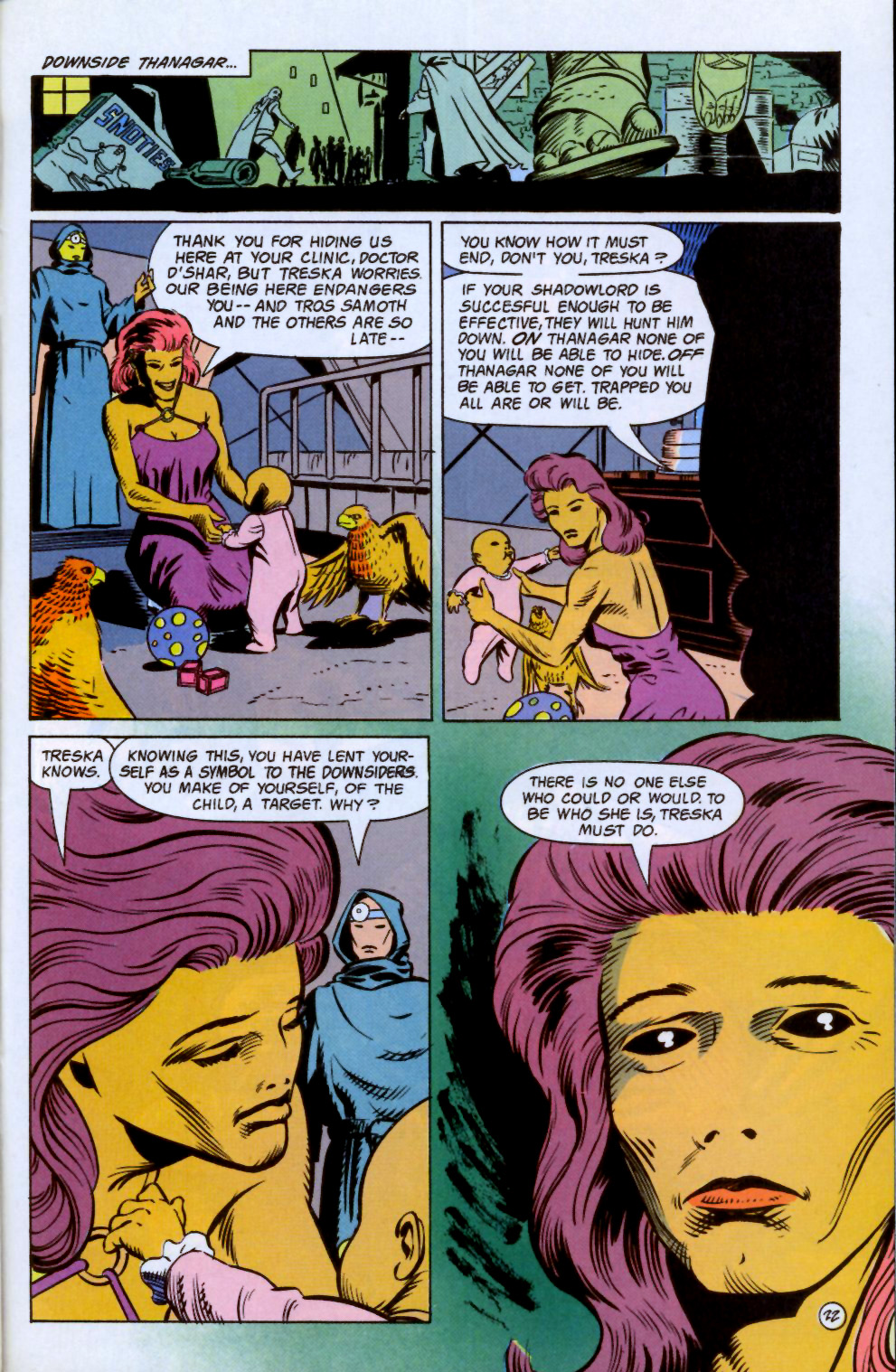 Read online Hawkworld (1990) comic -  Issue #21 - 22