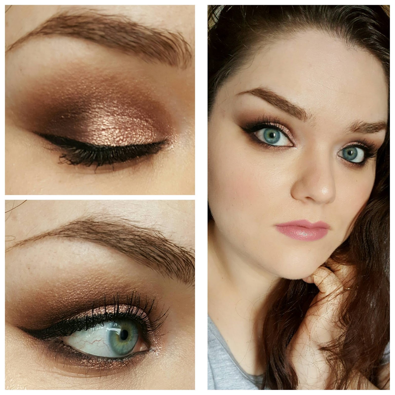 Warm Rose Gold Eyes Ft Zoeva Rose Gold Palette The Decadence Diaries