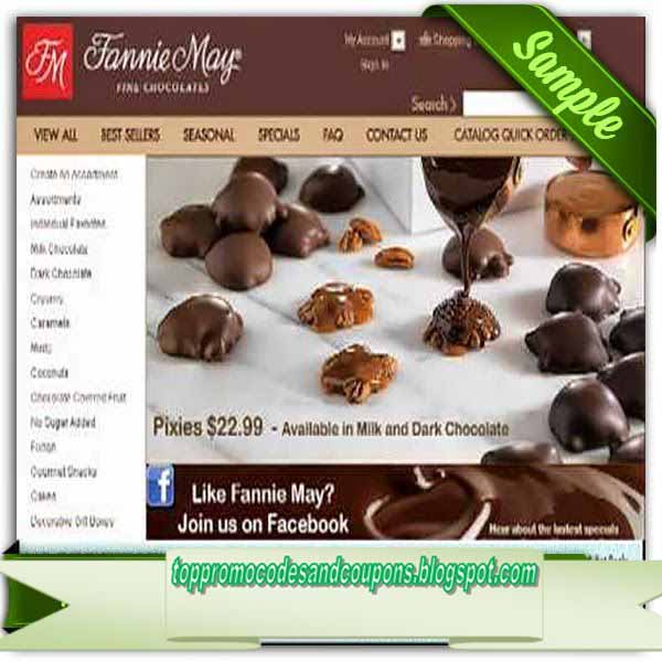 Free Promo Codes and Coupons 2023: Fannie May Coupons