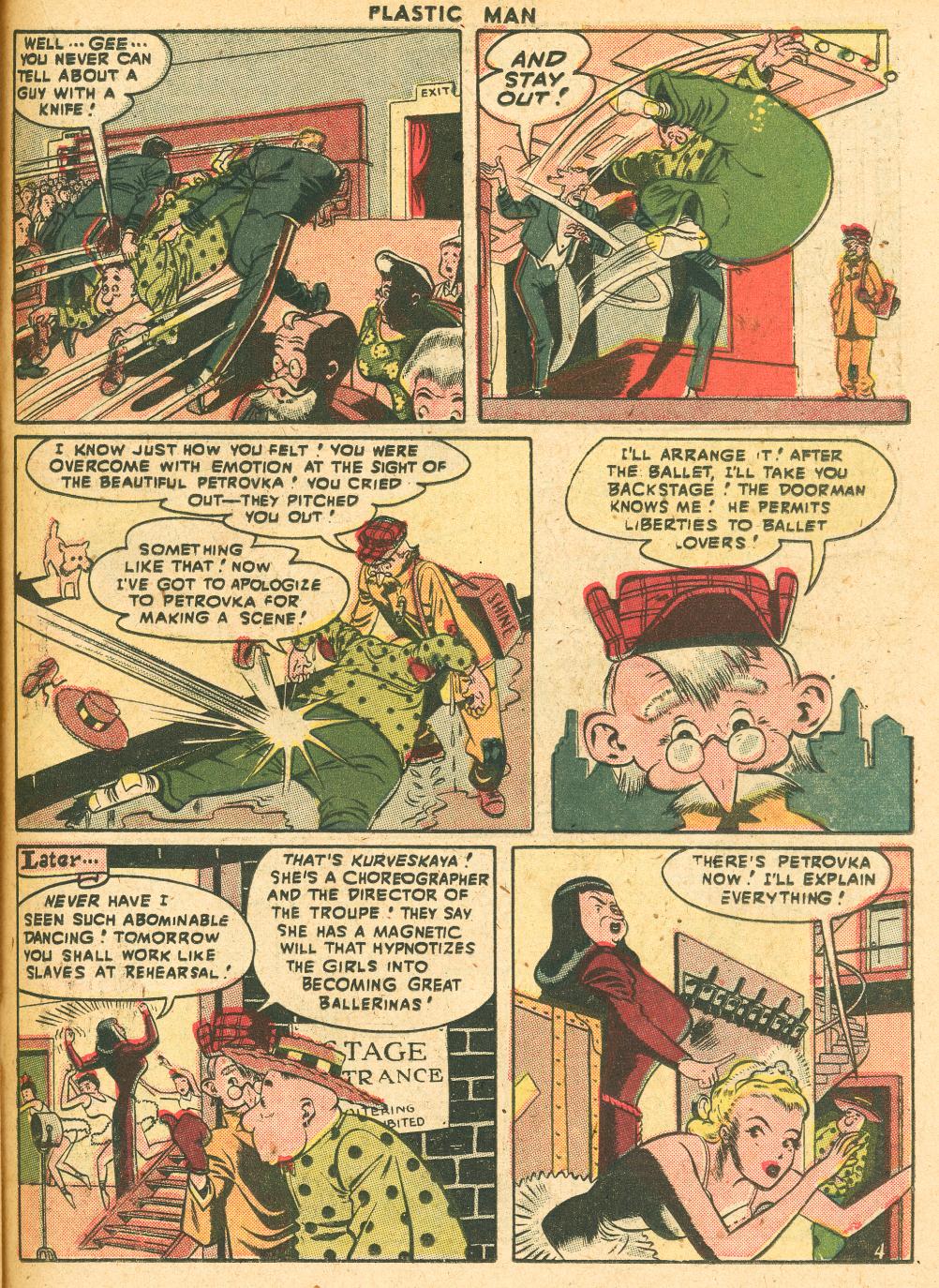 Read online Plastic Man (1943) comic -  Issue #10 - 29