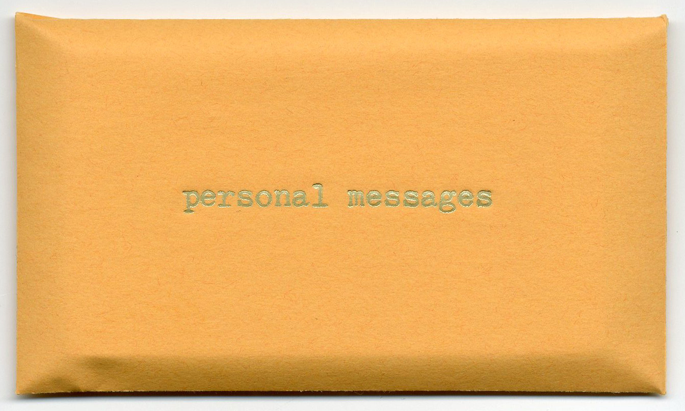 Personal Messages vol.1