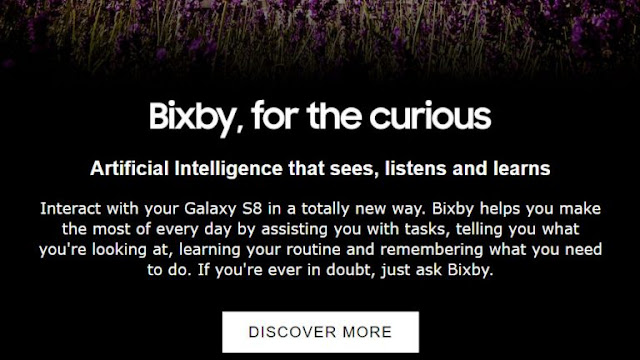 Bixby: Bixby Might Show Up on UK Samsung Galaxy S8 handsets very soon Read