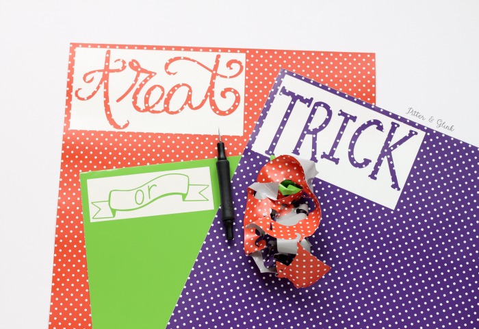 PitterAndGlink: How to Make Easy Halloween Wall Art