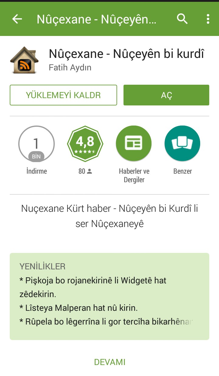 Nûçexane bo Android