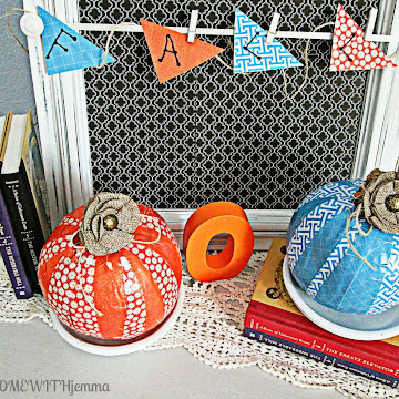 Decoupage Pumpkins for a fun Fall Craft