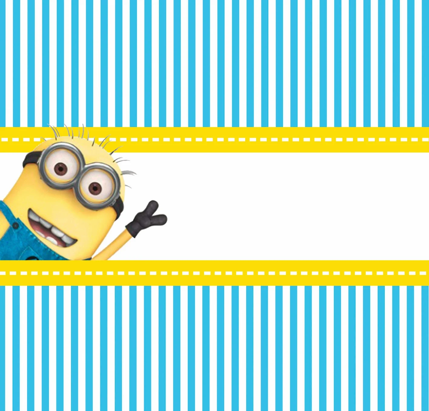 Minions Party Chocolates Labels.