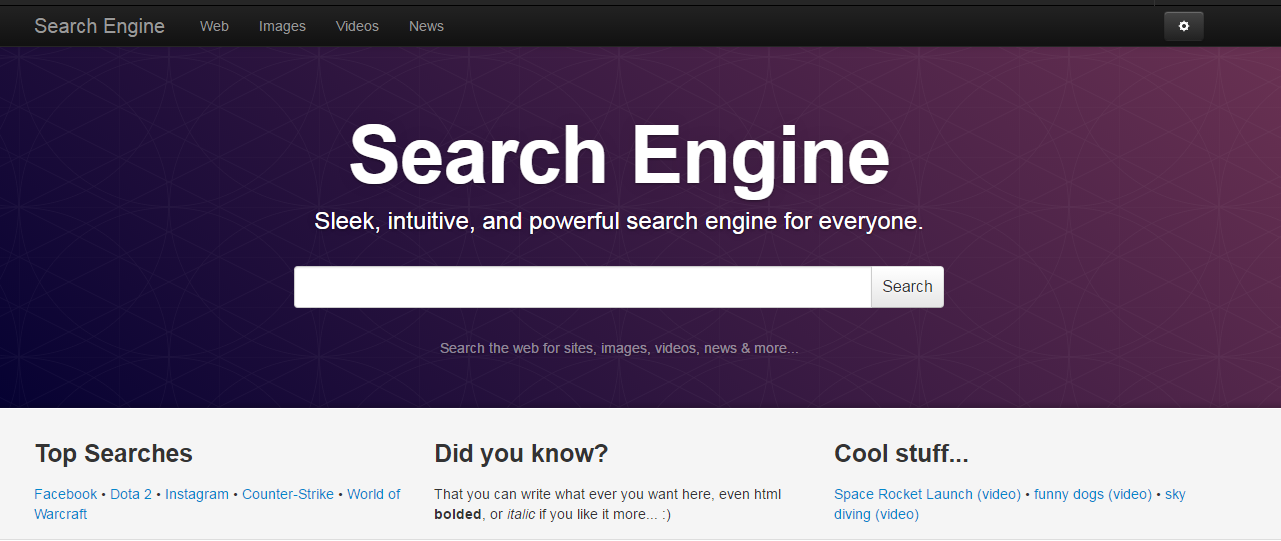 PHP Arama Motoru Scripti İndir | scriptindir