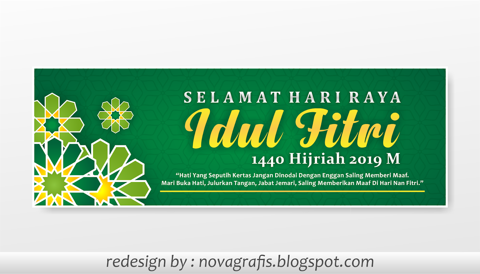 Banner idul fitri 2020 cdr