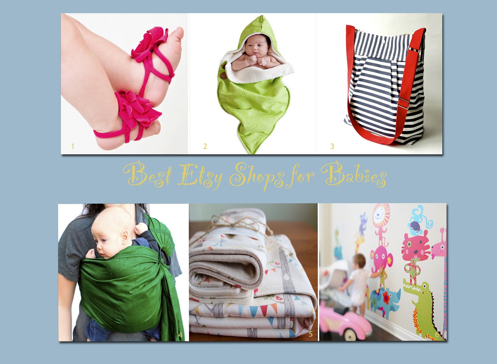 Sweet Little Nursery Best Etsy Shops for Babies