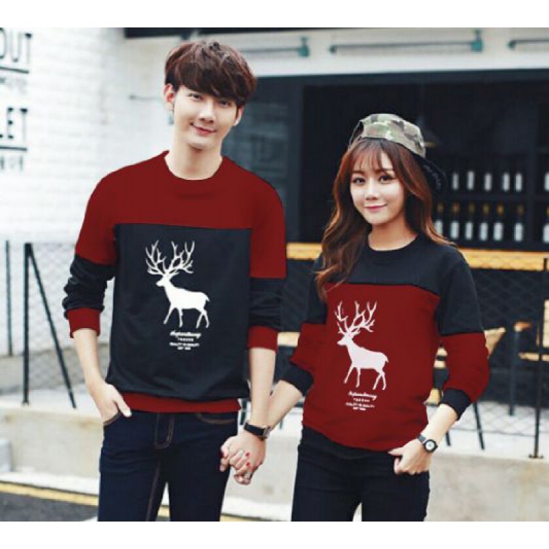 Jual Online Sweater Moose Maroon Black Couple Murah Jakarta Bahan Babytery Terbaru Jual Online Sweater Moose Maroon Black Couple Murah Jakarta Bahan Babytery Terbaru