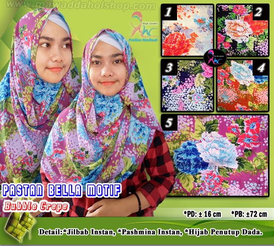 pashmina instan syar i motif bunga bahan crepe murah pashmina instan syar i motif bunga bahan crepe murah