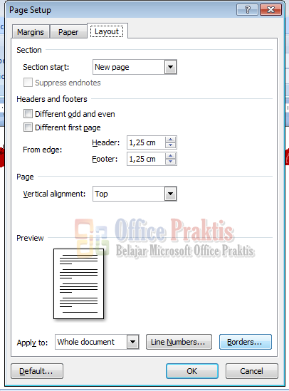Fungsi Margin Di Ms Word Office Praktis