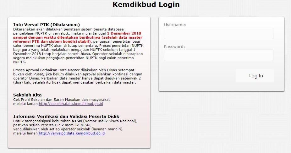 Pengajuan Penerbitan Nuptk Akan Ditutup Sementara Komunitas Smk Kabupaten Grobogan