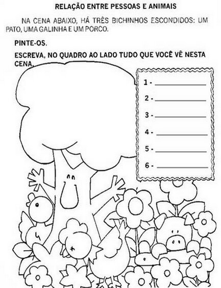 Atividades para o Dia dos Animais 4 de Outubro Atividades para o Dia dos Animais 4 de Outubro