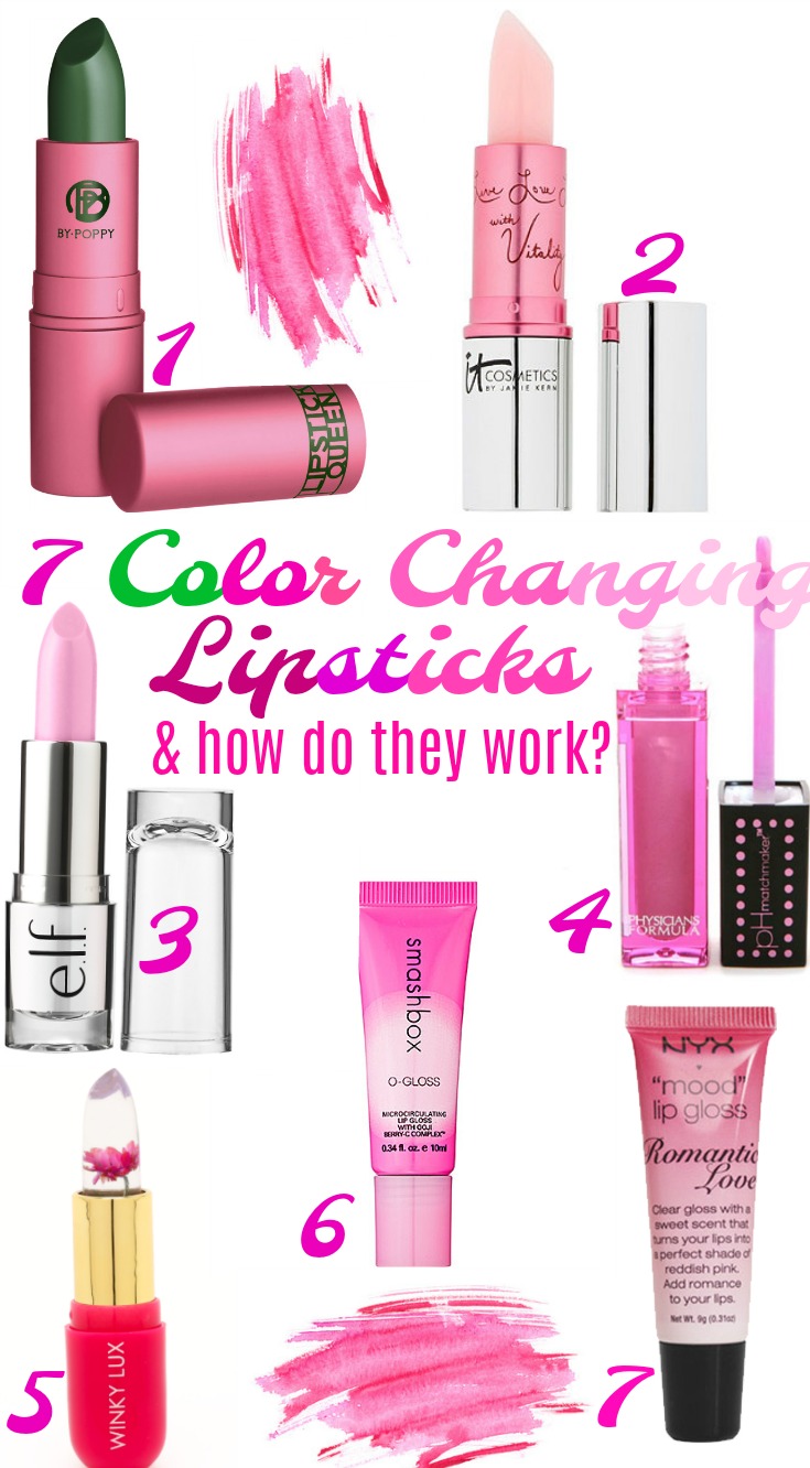 BEST COLOR CHANGING (MOOD) LIPSTICKS & HOW DO THEY WORK?