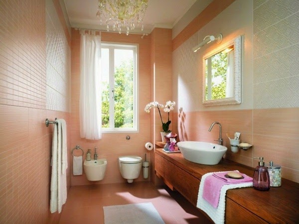 Modern bathroom tiles oasis in neutral colors