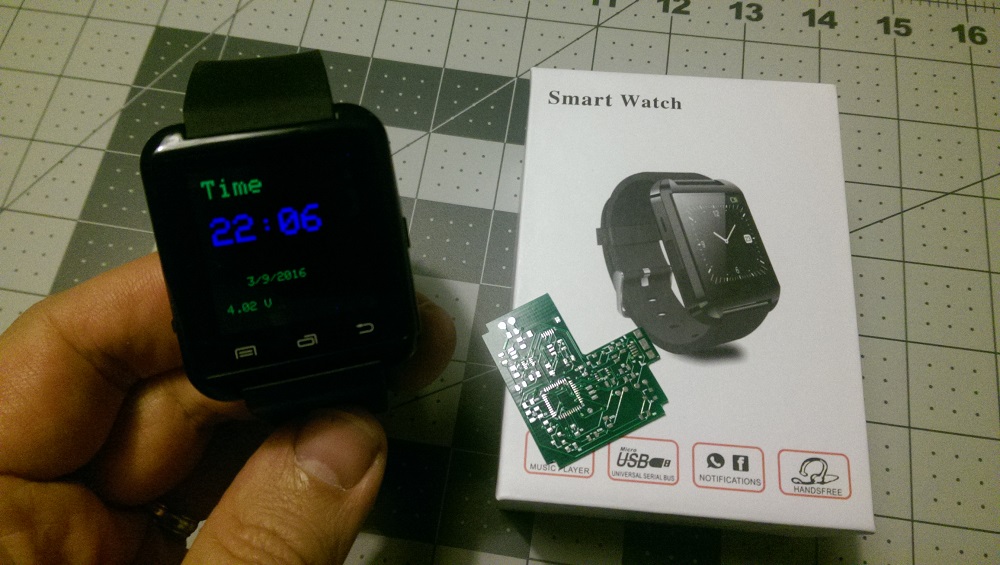 u8 smartwatch battery