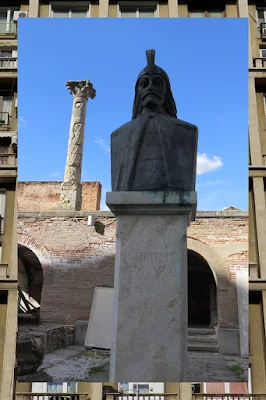 Statue of Vlad the Impaler in Bucharest, Romania