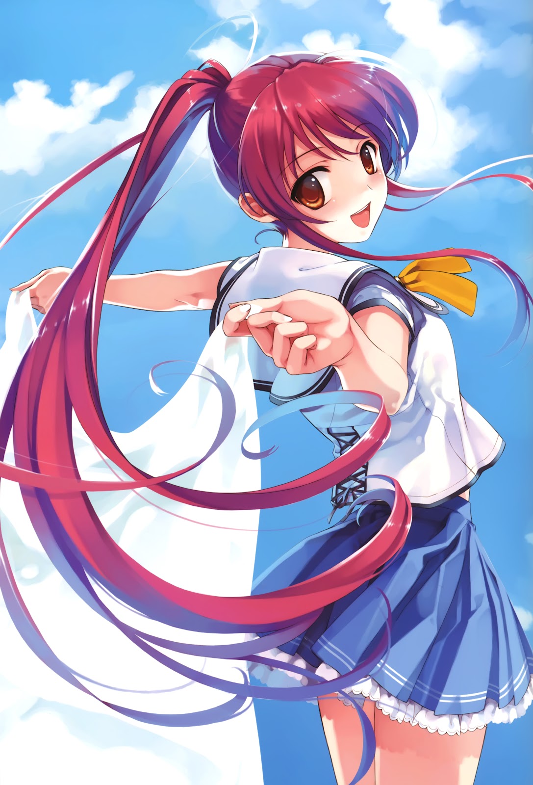 Poze: Anime girl Red Hair