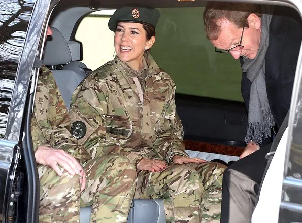 Crown Princess Mary visited the Danish Home Guard (HJV) Control Center in near Vordingborg