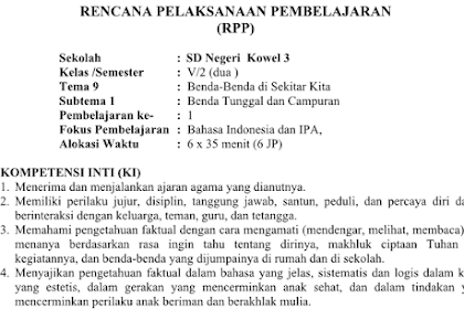 Silabus Matematika Kelas 5 Semester 1 Kurikulum 2013 Revisi 2019