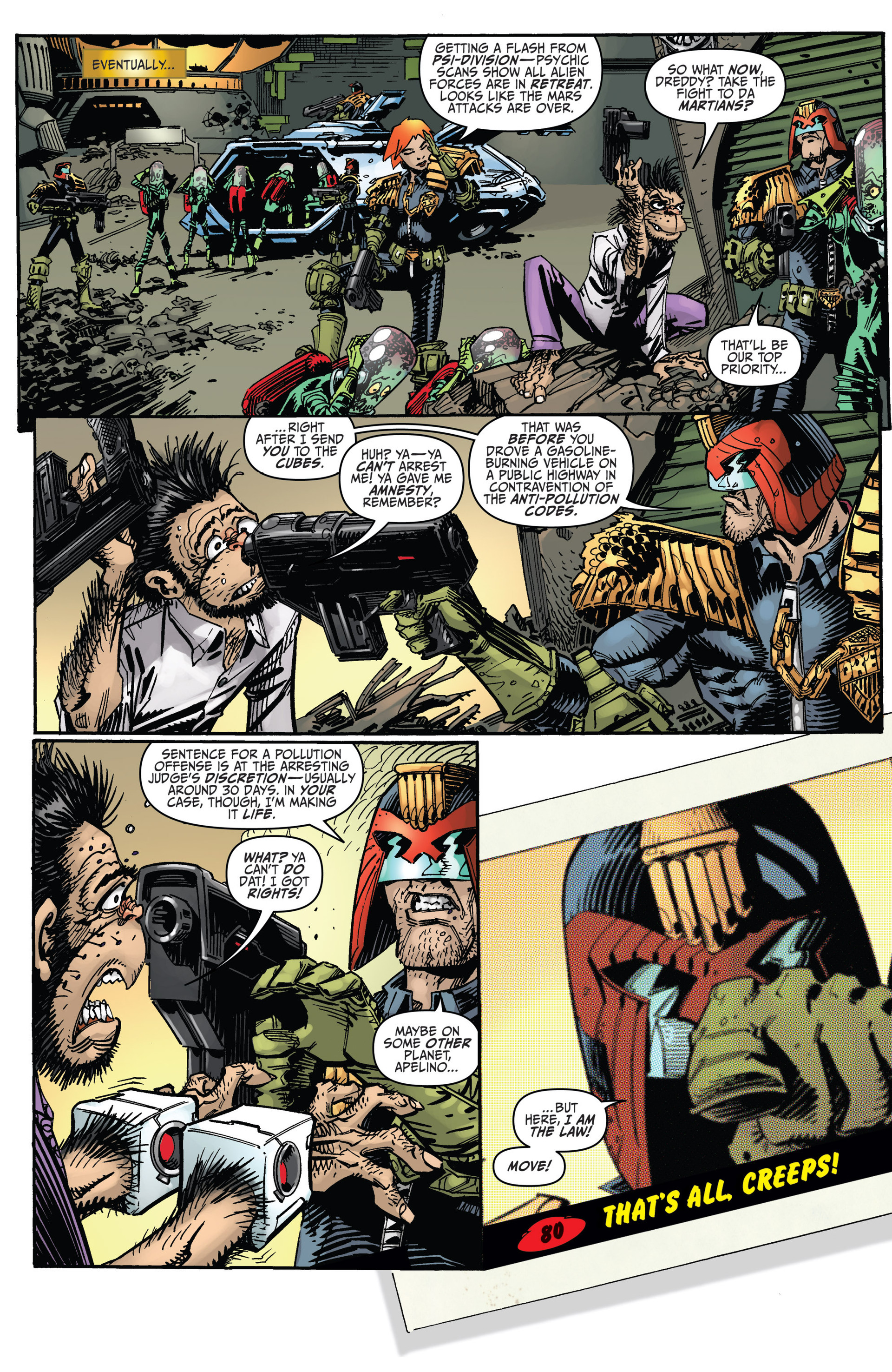 Read online Mars Attacks Judge Dredd comic -  Issue #4 - 22