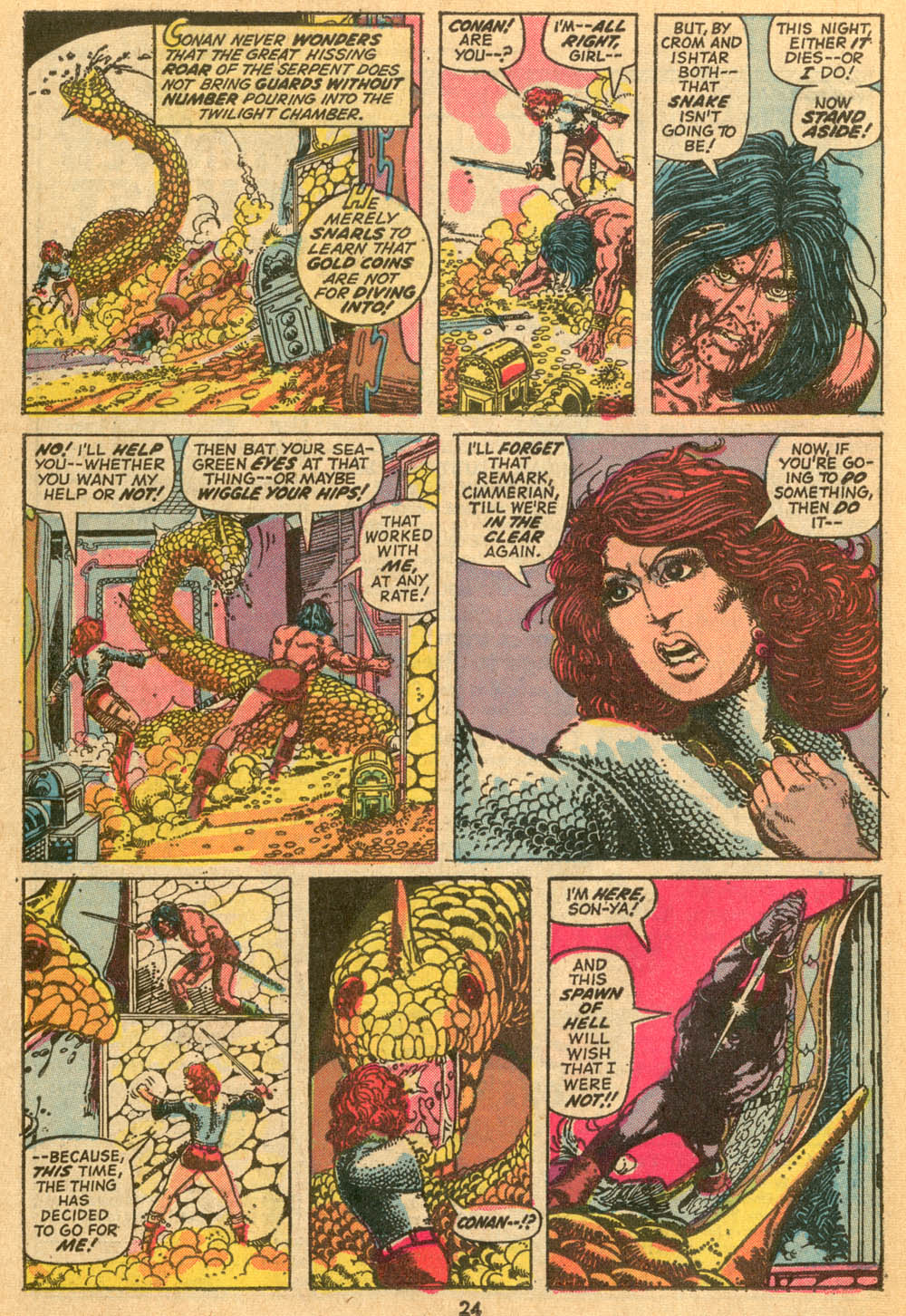 Read online Conan the Barbarian (1970) comic -  Issue #24 - 18