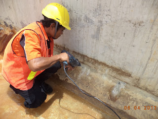 injeksi kebocoran pada beton