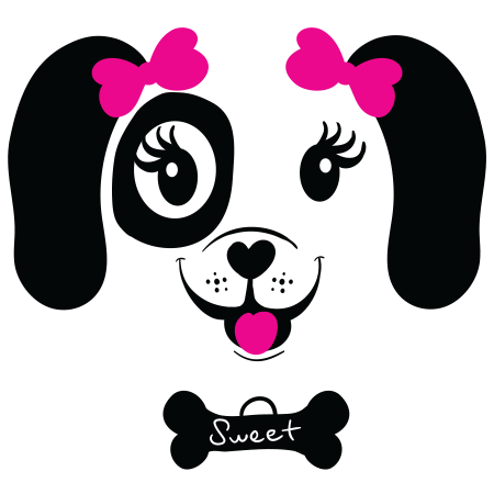 Sweet puppy emoticon