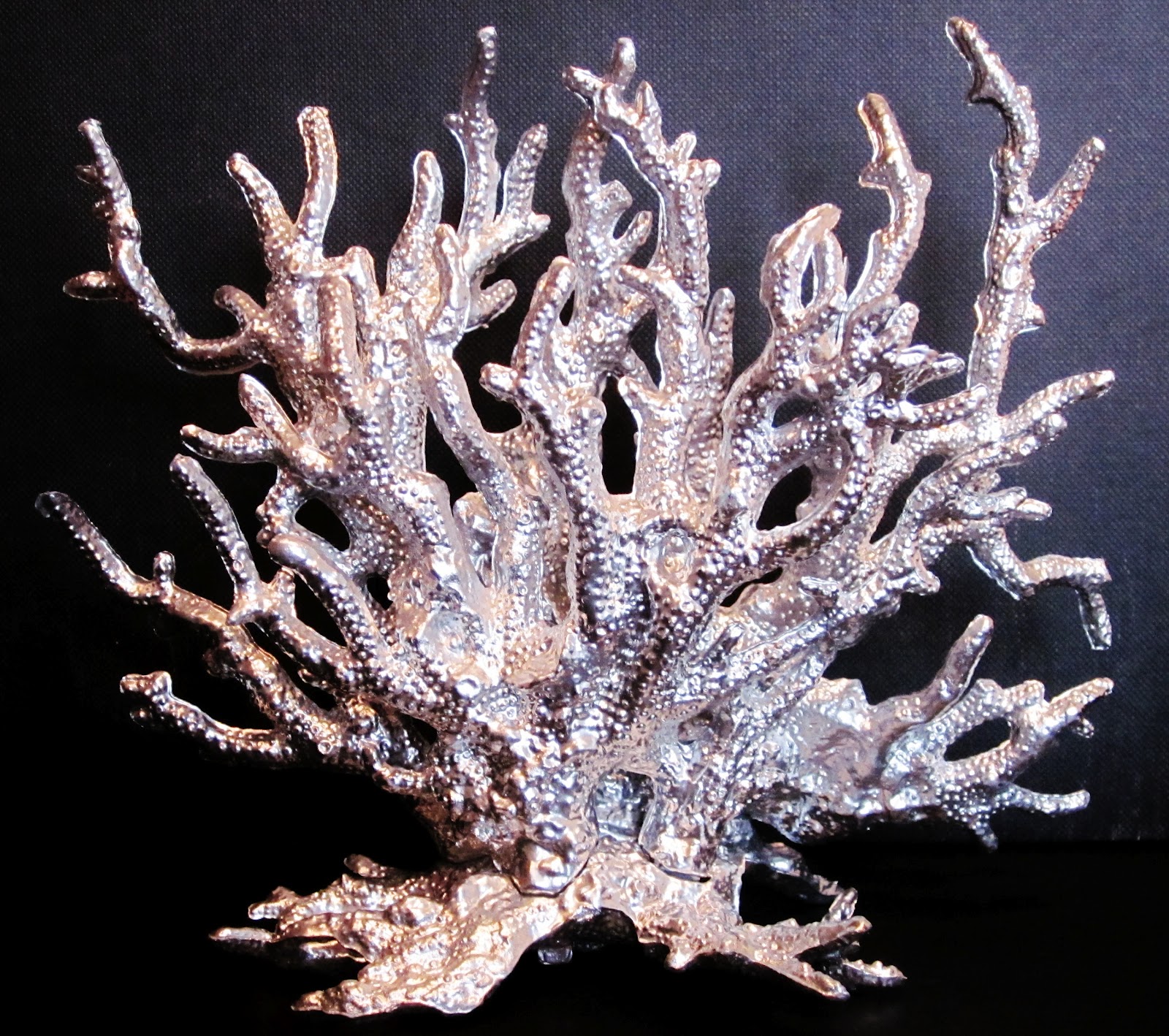 BonnieProjects Silver Chrome Coral Table Numbers