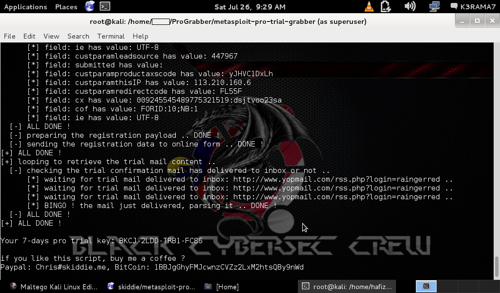 Metasploit License Key Crack