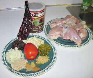 ingredients for crock pot chicken mole
