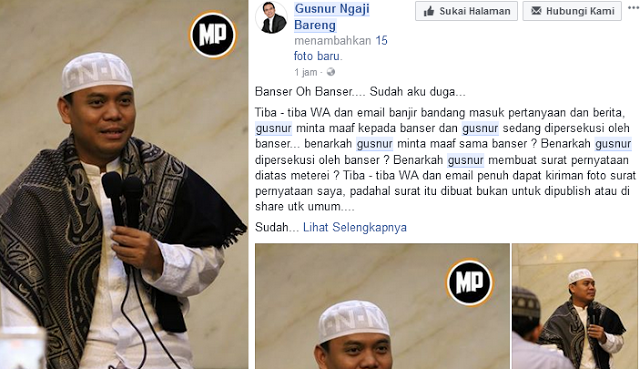 Sombongnya Naudzubillah, Habis Tandatangan Pernyataan Maaf Pada Banser dan NU, Gus Nur Kembali Berulah ........