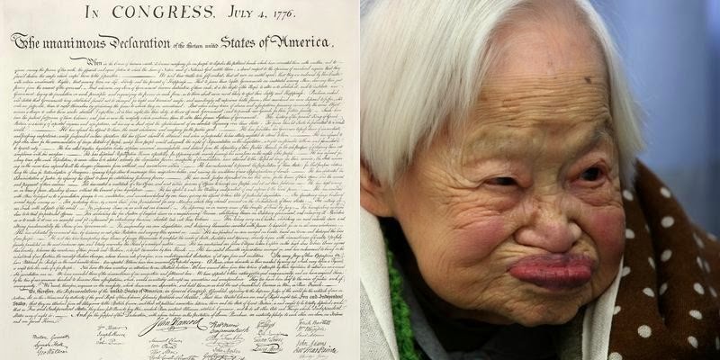 Unbelievable...These 23 Mind Blowing Facts Will DESTROY Your Understanding Of Time - The oldest living person's birth is closer to the signing of the Constitution than present day.