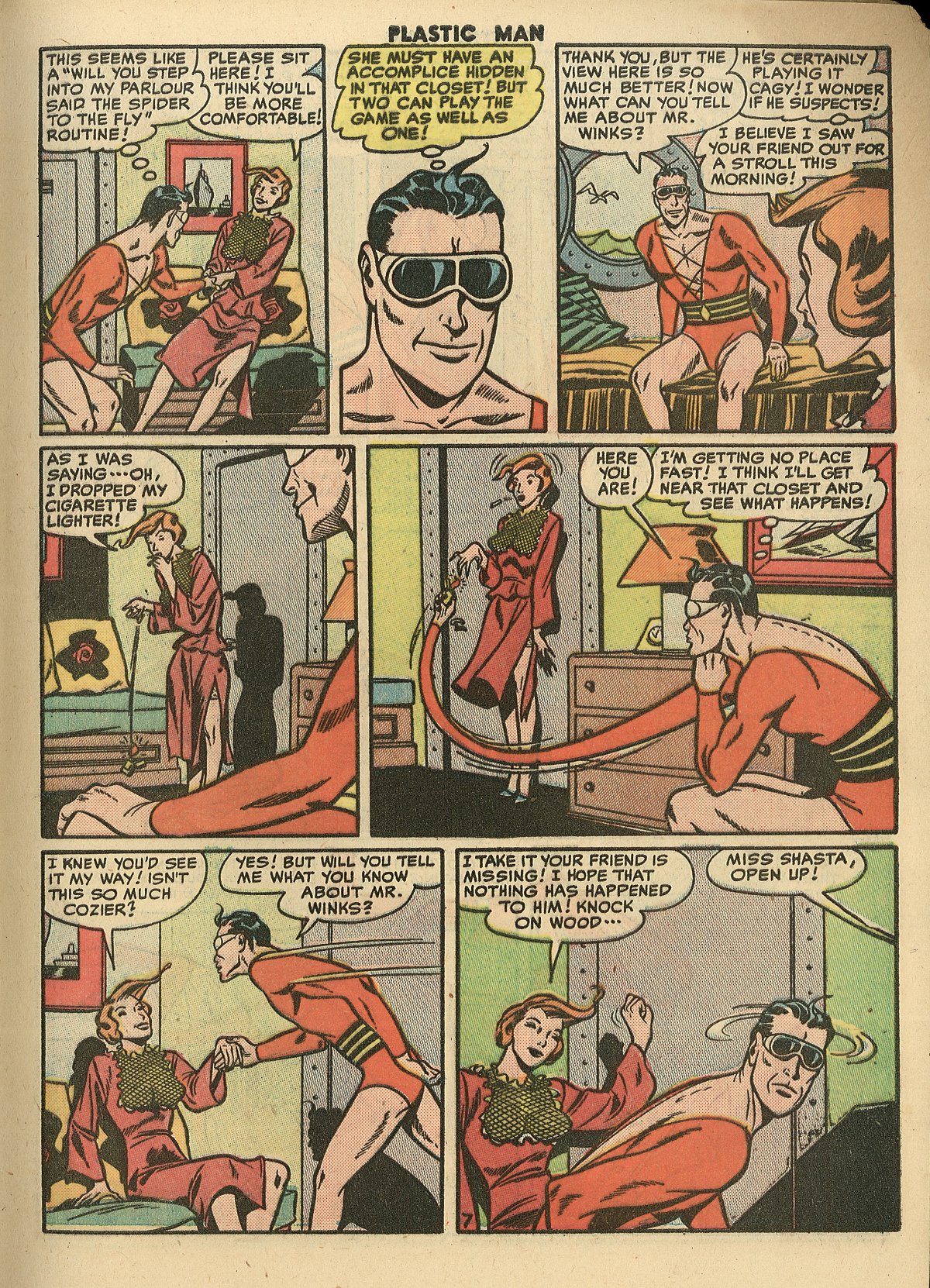 Read online Plastic Man (1943) comic -  Issue #28 - 9